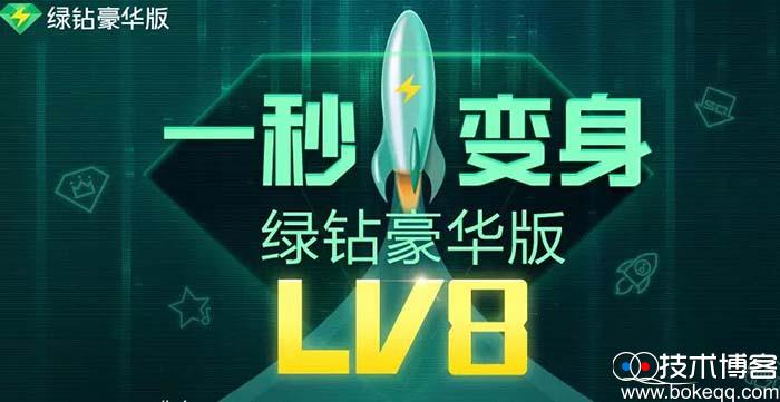 开通绿钻豪华版抽豪华版LV8  Q币和京东免邮卡