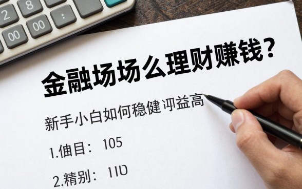 金融市场怎么理财赚钱？新手小白如何稳健理财收益高