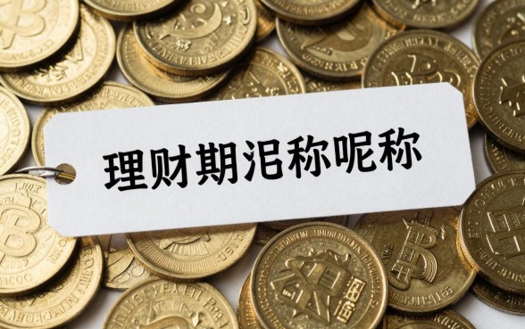 理财专用名字怎么取的?好听招财的理财昵称大全