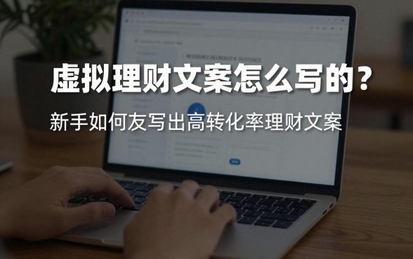 虚拟理财文案怎么写的?新手如何写出高转化率理财文案