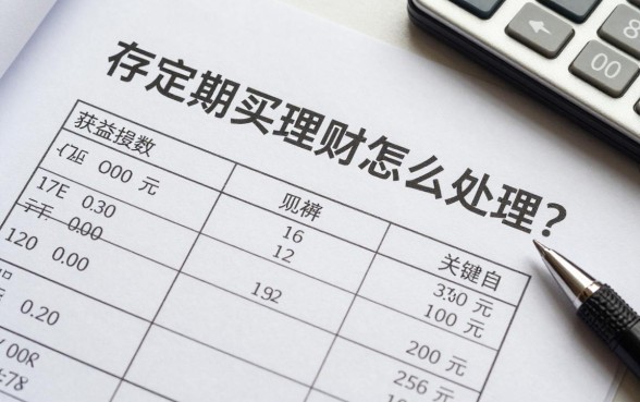 存定期买理财怎么处理?到期后资金如何转存收益更高