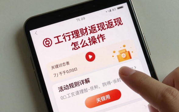 工行理财返钱怎么操作？工行理财返现活动规则详解