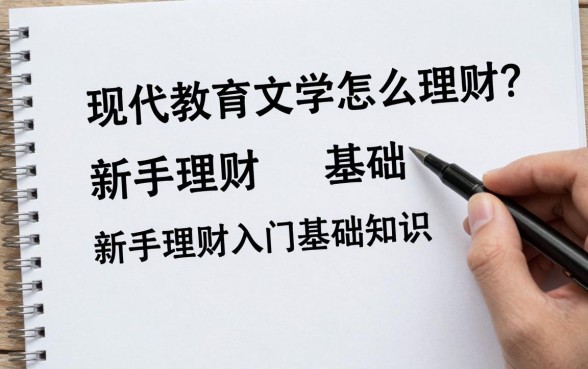 现代教育文学怎么理财?新手理财入门基础知识