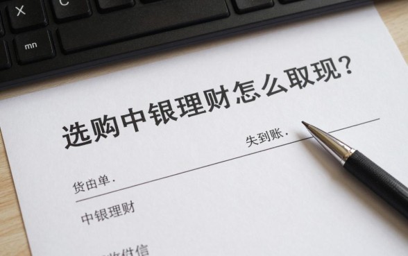 选购中银理财怎么取现?中银理财赎回资金多久到账