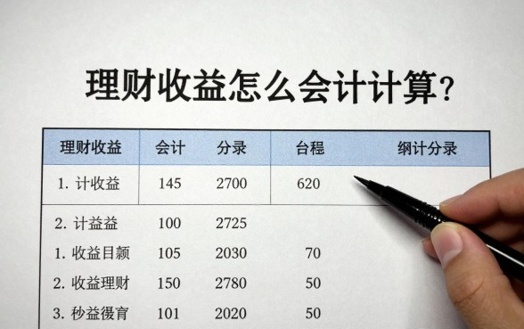 理财收益怎么会计计算?理财收益会计分录怎么做