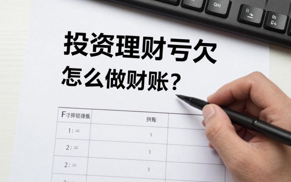 投资理财亏欠怎么做账?理财亏损账务处理方法