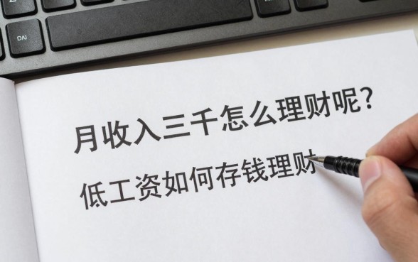 月收入三千怎么理财呢?低工资如何存钱理财?