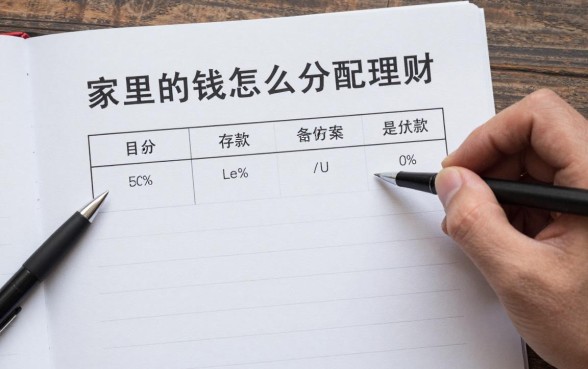 家里的钱怎么分配理财，家庭存款最佳理财方案是什么？