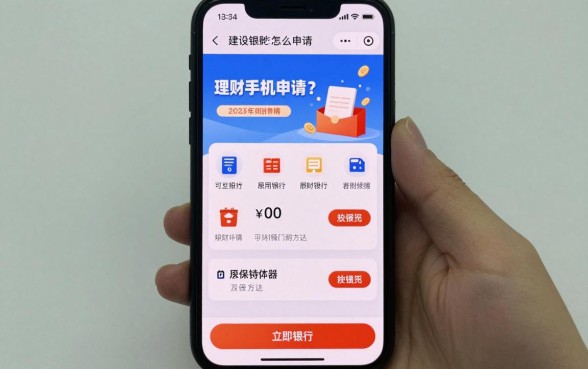建设银行理财怎么申请?手机银行办理流程详解