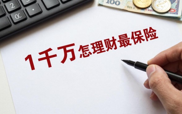 1千万怎么理财最保险?大额资金如何稳健理财收益高