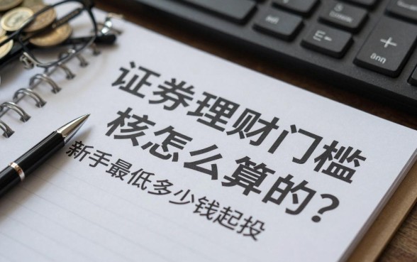 证券理财门槛怎么算的？新手最低多少钱起投？