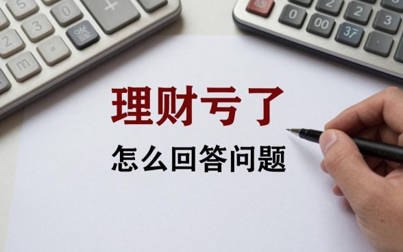 理财亏了怎么回答问题?理财亏损如何高情商回复