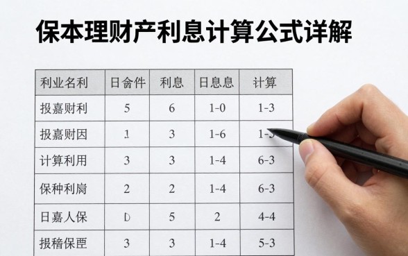 保本理财产怎么算利息？保本理财产品利息计算公式详解