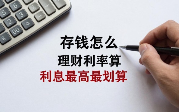 存钱怎么算理财利率高?哪种存款方式利息最高最划算?