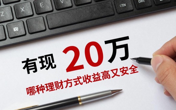 有现金20万怎么理财？哪种理财方式收益高又安全