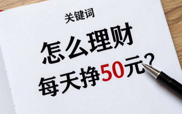 怎么理财每天挣50元？普通人适合什么理财方法