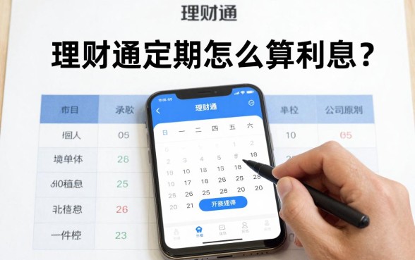 理财通定期怎么算利息？理财通定期利息计算公式详解