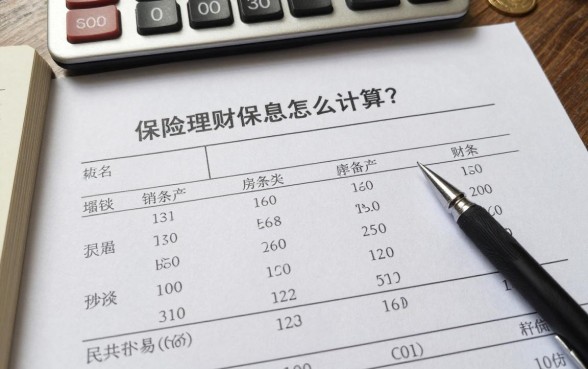 保险理财保息怎么计算?保本理财产品利息怎么算
