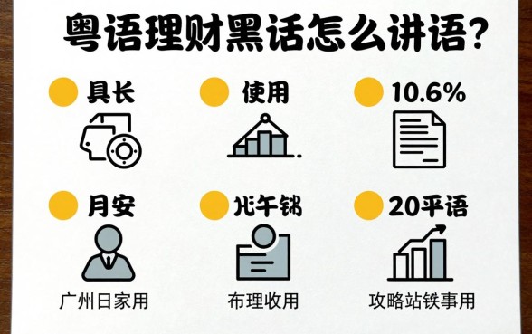 粤语理财黑话怎么讲的?广东人投资常用的粤语术语大全