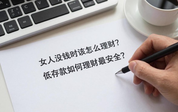 女人没钱时该怎么理财？低存款如何理财最安全？