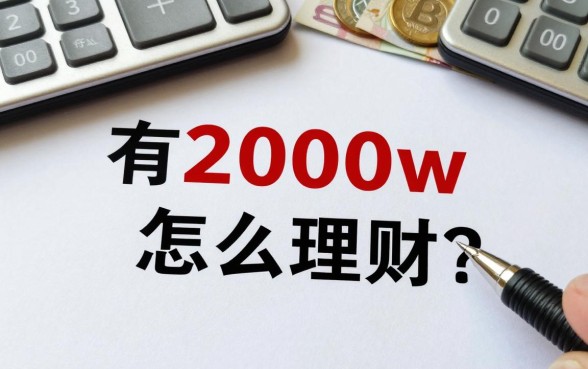 有2000w怎么理财?拥有两千万现金如何实现财富稳健增值
