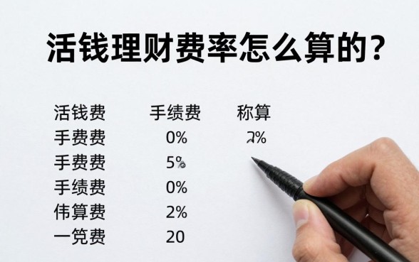 活钱理财费率怎么算的?活钱理财手续费计算方法