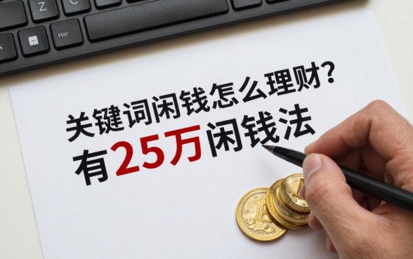 有25万闲钱怎么理财?25万闲钱最佳存钱法