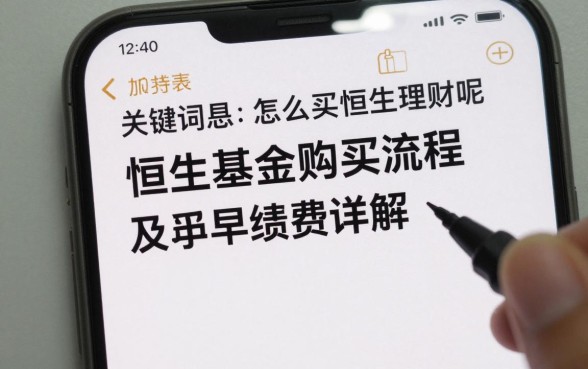 怎么买恒生基金理财呢,恒生基金购买流程及手续费详解
