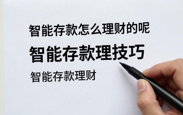 智能存款怎么理财的呢,智能存款理财技巧有哪些