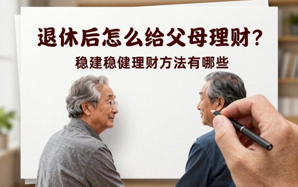 退休后怎么给父母理财？老年人稳健理财方法有哪些