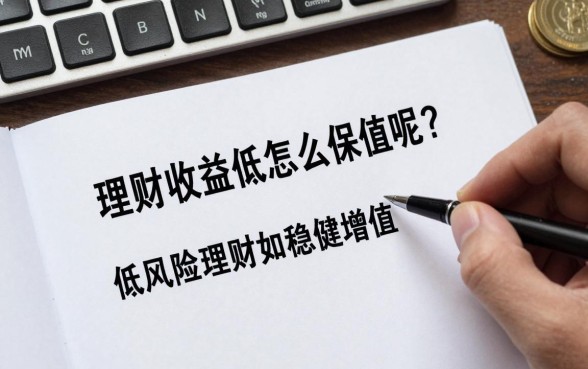 理财收益低怎么保值呢?低风险理财如何稳健增值?