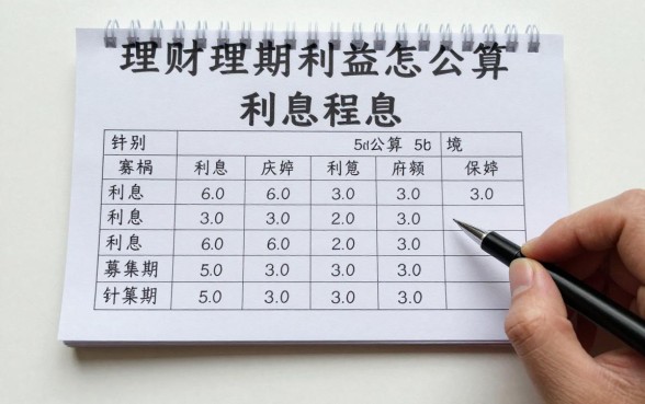 理财募集期收益怎么算,募集期利息计算公式