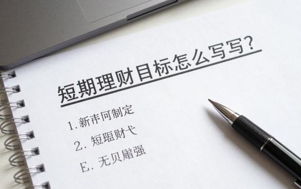 短期理财目标怎么写的？新手如何制定短期理财计划