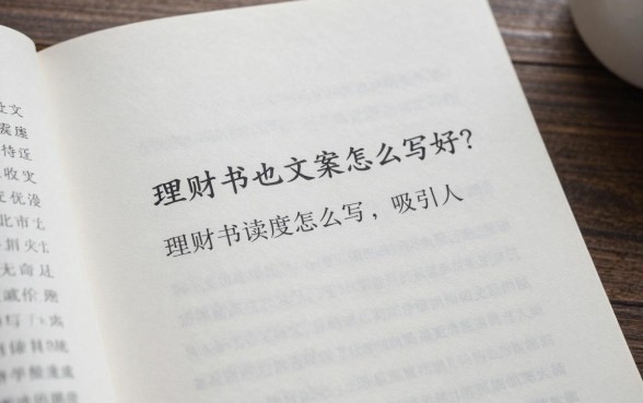 看理财书文案怎么写好？理财书读后感怎么写吸引人