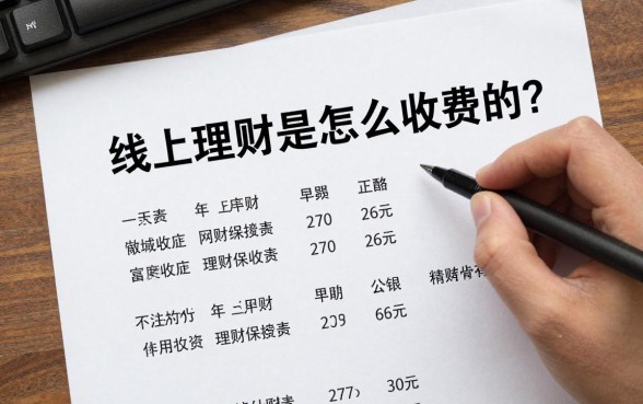 线上理财是怎么收费的?2024年理财平台收费标准详解