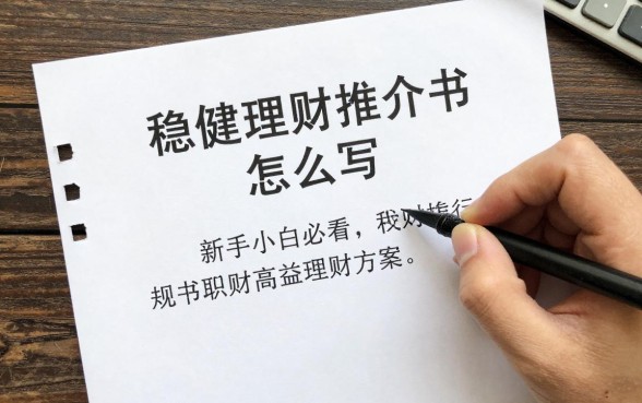 稳健理财推介书怎么写？新手小白必看的高收益理财方案