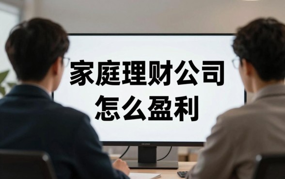 家庭理财公司怎么盈利,家庭理财公司的盈利模式有哪些