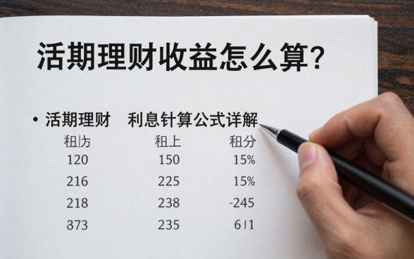 活期理财收益怎么算?活期理财利息计算公式详解