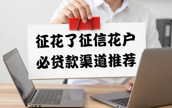 征信花了还能下的口子有哪些？2024年征信花户必下的贷款渠道推荐