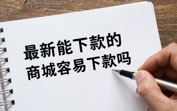 最新能下款的商城类口子有哪些,2024年商城类口子容易下款吗