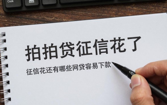 拍拍贷征信花了能贷吗?征信花还有哪些网贷容易下款
