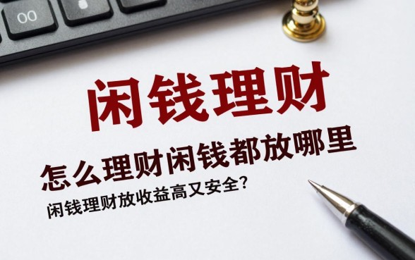 怎么理财闲钱都放哪里,闲钱理财放在哪里收益高又安全?