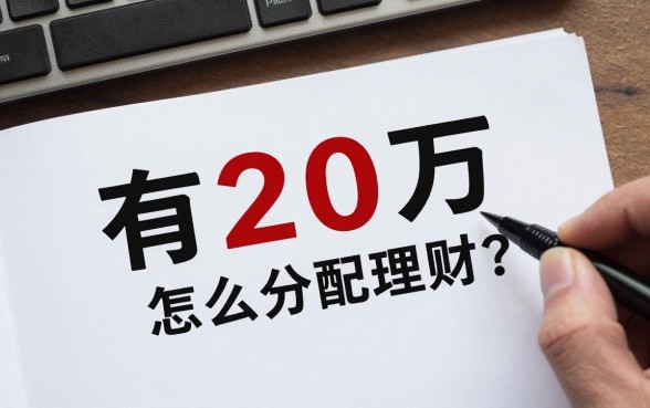 有20万怎么分配理财？20万理财怎么分配最合理