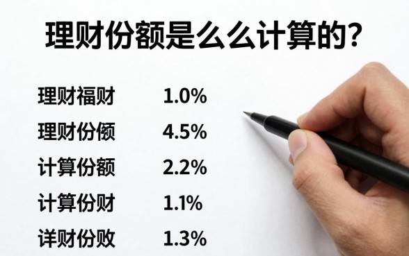 理财份额是怎么计算的?理财份额计算公式详解