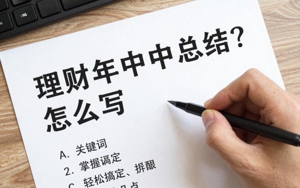 理财年中总结怎么写好?掌握这几点轻松搞定