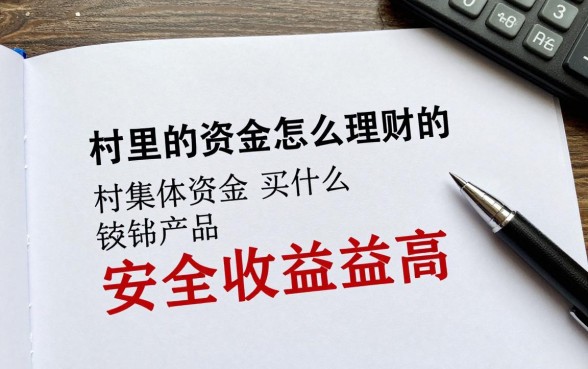 村里的资金怎么理财的，村集体资金买什么理财产品安全收益高？