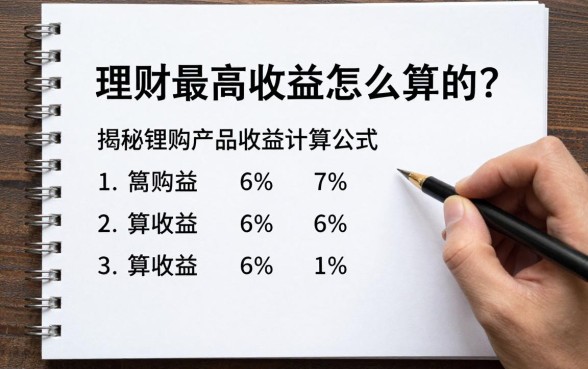 理财最高收益怎么算的?揭秘理财产品收益计算公式
