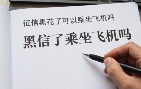 征信黑花了可以乘坐飞机吗，征信黑了还能坐飞机吗-