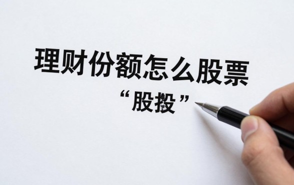 理财份额怎么选股票的，新手如何根据份额选股？