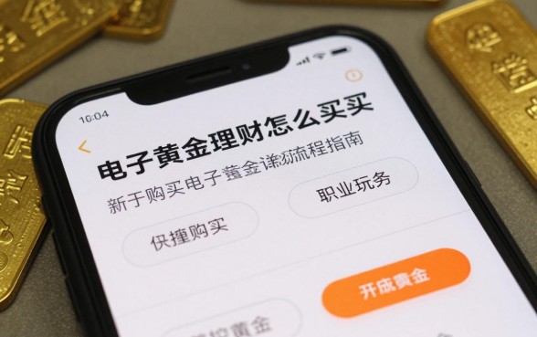 电子黄金理财怎么买的？新手购买电子黄金详细流程指南